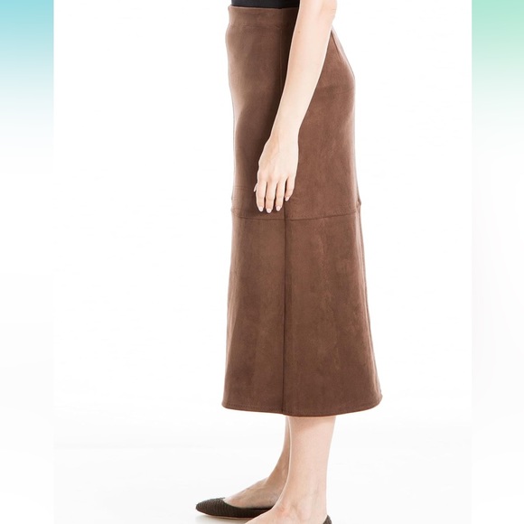Max Studio Faux Suede Skirt - Picture 2 of 6